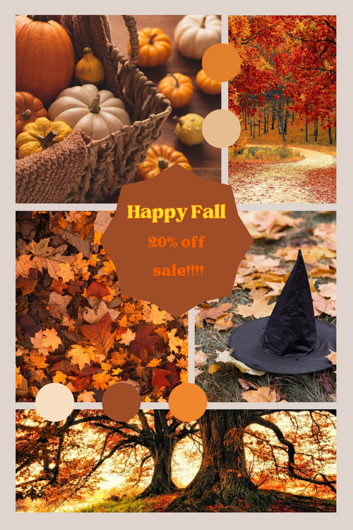 Happy Fall Sale!!  20% Off Sale!!