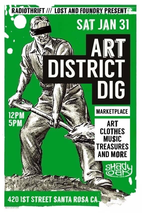 Sat!  (Jan 31st) Art District Dig